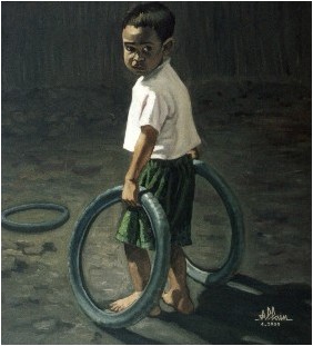 Garçon dans la rue